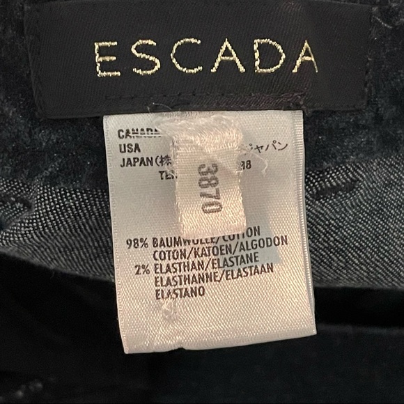 Vintage ESCADA Dark Wash Blue Jeans. High-Rise Mom Jeans. Size 40/US 10/Medium - Picture 10 of 14